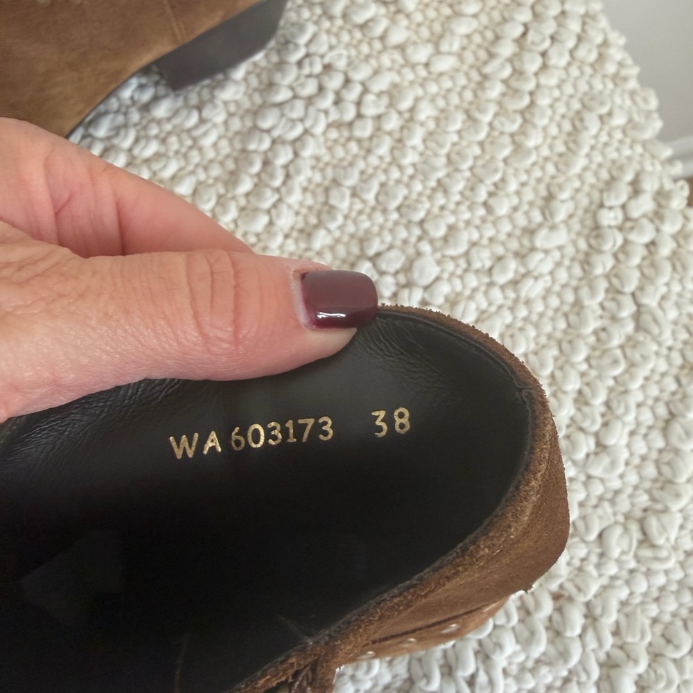 Authentic Saint Laurent Lukas Brown Suede Ankle Boots 38 - Picture 5 of 7